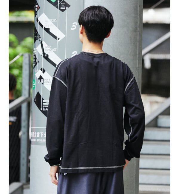 JOURNAL STANDARD「Health knit / ヘルスニット 別注 ヘンリー ネックロンT」|Tシャツ・カットソー|