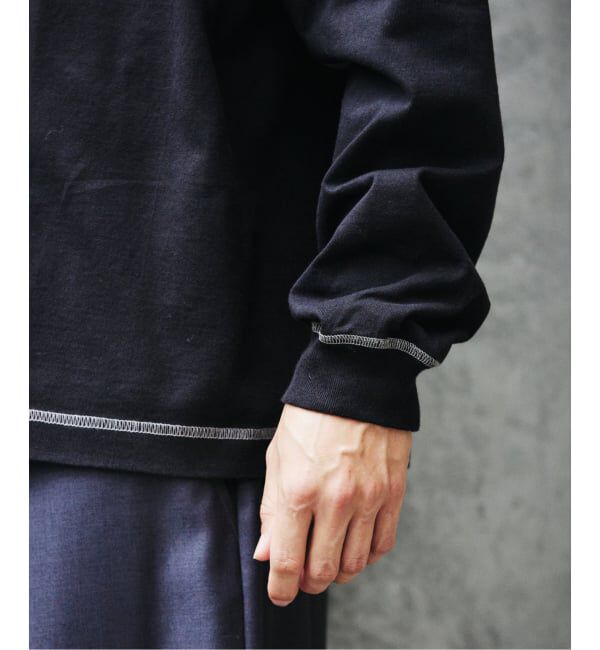 JOURNAL STANDARD「Health knit / ヘルスニット 別注 ヘンリー ネックロンT」|Tシャツ・カットソー|