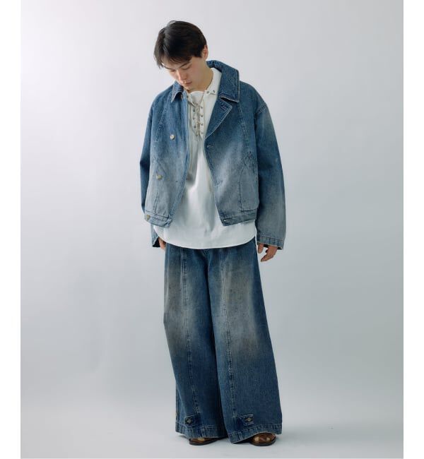 J.S.Homestead「J.S.Homestead / デニム キュロット パンツ」|デニム|