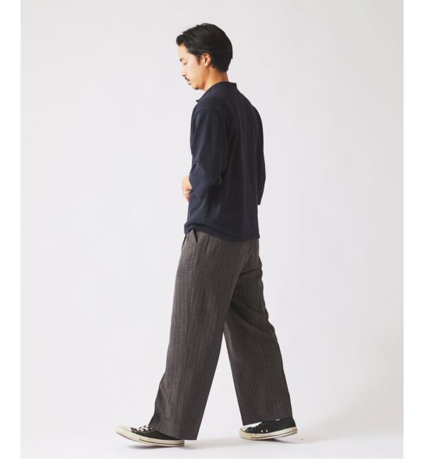 JOURNAL STANDARD relume「ウォッシャブル ブークレニット スキッパー ポロシャツ」|Tシャツ・カットソー|