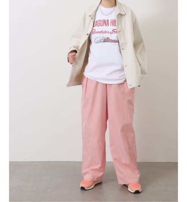 journal standard luxe「【VAS-Y LENTEMENT】 POPLIN STRIPE EASY PANTS」|その他|
