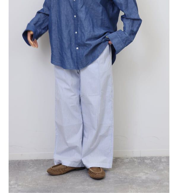 journal standard luxe「【VAS-Y LENTEMENT】 POPLIN STRIPE EASY PANTS」|その他|