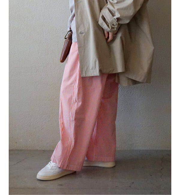 journal standard luxe「【VAS-Y LENTEMENT】 POPLIN STRIPE EASY PANTS」|その他|