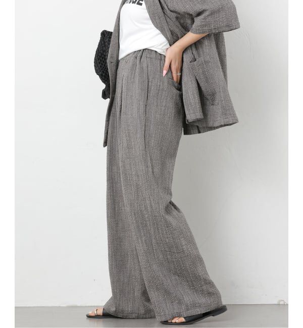 JOURNAL STANDARD relume「《予約》スラブタックイージーパンツ」|スラックス|