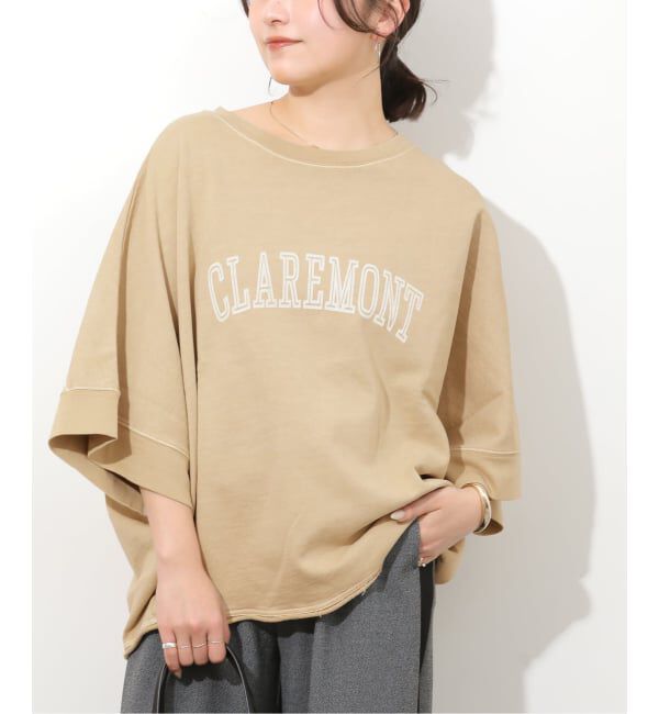 JOURNAL STANDARD relume「ドルマンカレッジロゴプルオーバー」|スウェット・ジャージ|ベージュ