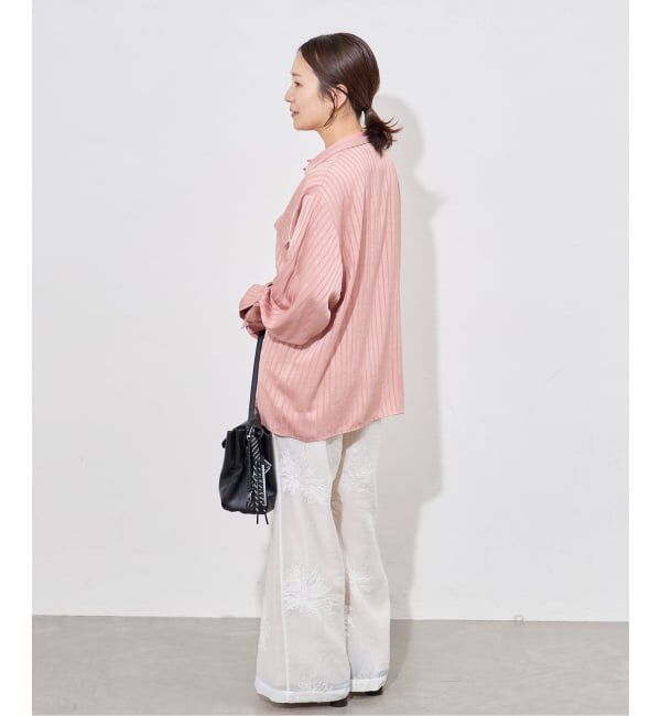JOURNAL STANDARD「《追加》【ARCHIVE STANCE/アーカイブスタンス】Satin Stripe Dolman Shirt」|シャツ・ブラウス|