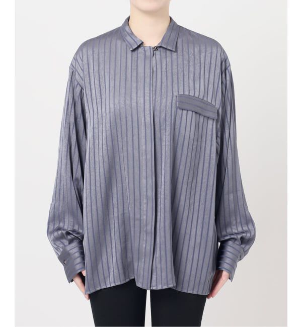 JOURNAL STANDARD「《追加》【ARCHIVE STANCE/アーカイブスタンス】Satin Stripe Dolman Shirt」|シャツ・ブラウス|