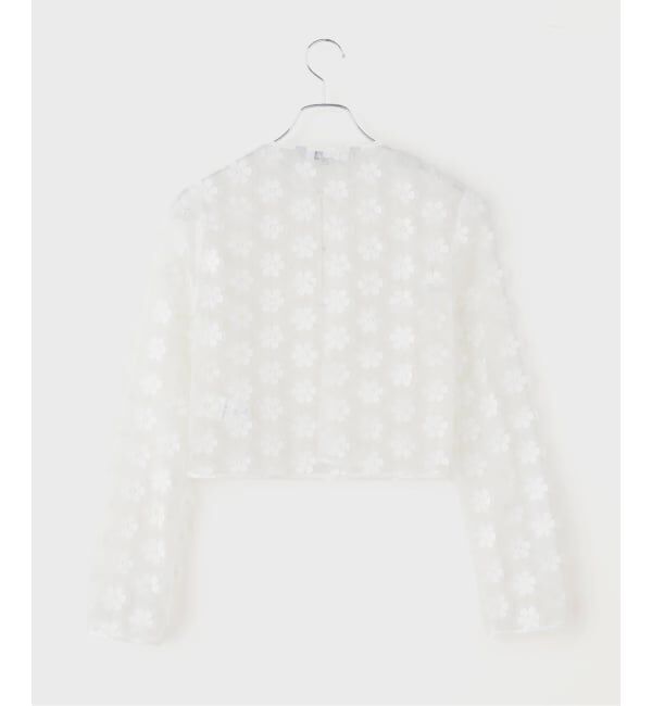 JOURNAL STANDARD「【EPINGLER / エピンガー】 FLOWER APPLIQUE CARDI」|シャツ・ブラウス|