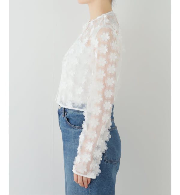 JOURNAL STANDARD「【EPINGLER / エピンガー】 FLOWER APPLIQUE CARDI」|シャツ・ブラウス|