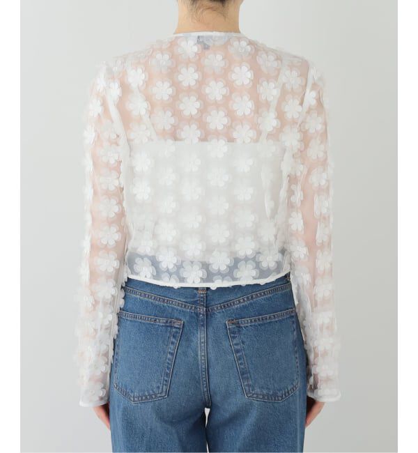 JOURNAL STANDARD「【EPINGLER / エピンガー】 FLOWER APPLIQUE CARDI」|シャツ・ブラウス|