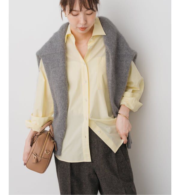 Spick and Span「《新色有り / 追加》50コットンコンパクトシャツ」|シャツ・ブラウス|