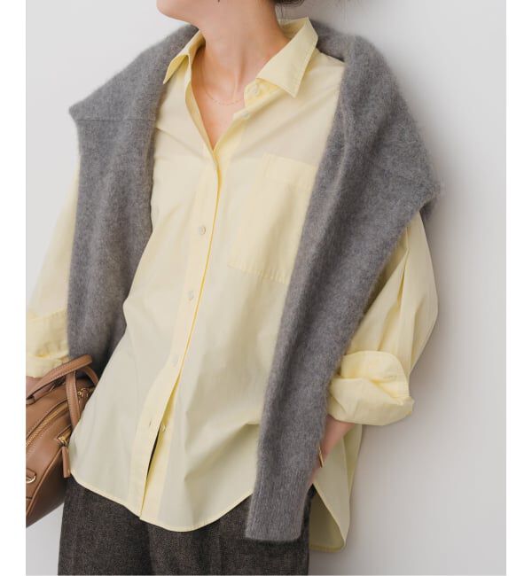 Spick and Span「《新色有り / 追加》50コットンコンパクトシャツ」|シャツ・ブラウス|