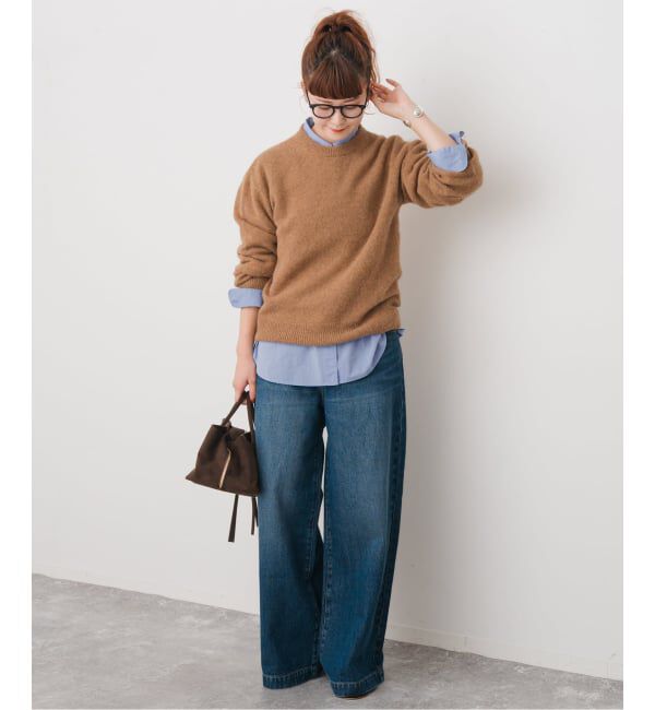 Spick and Span「《新色有り / 追加》50コットンコンパクトシャツ」|シャツ・ブラウス|