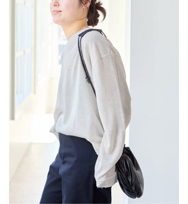 U by SPICK&SPAN「ウォッシャブルシアーオーバーニット」|ニット・セーター|