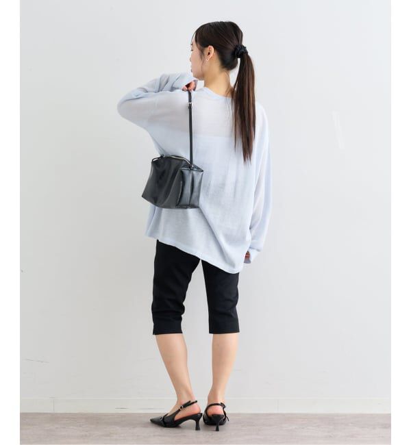 U by SPICK&SPAN「ウォッシャブルシアーオーバーニット」|ニット・セーター|