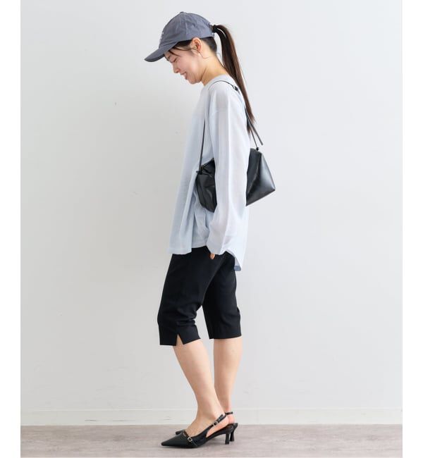 U by SPICK&SPAN「ウォッシャブルシアーオーバーニット」|ニット・セーター|