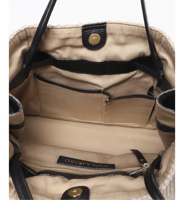 Spick and Span「《別注》VIOLAd'ORO イタリアンラフィアシートトートバッグL*」|トートバッグ|