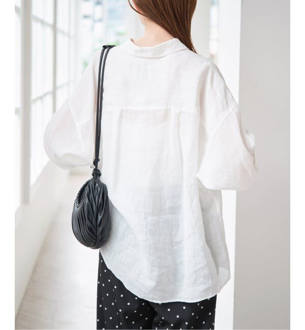 U by SPICK&SPAN「ラミーカラーシャツ」|シャツ・ブラウス|