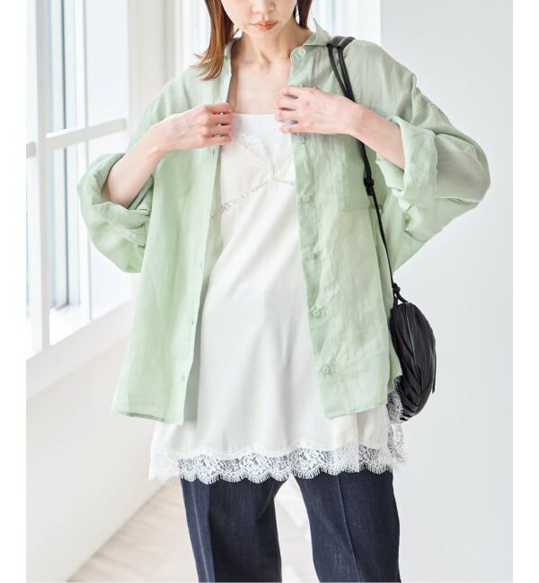 U by SPICK&SPAN「ラミーカラーシャツ」|シャツ・ブラウス|
