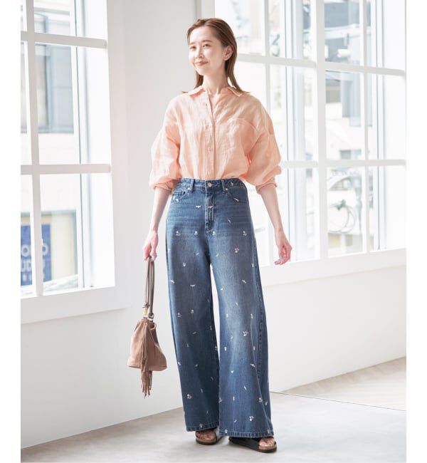 U by SPICK&SPAN「ラミーカラーシャツ」|シャツ・ブラウス|