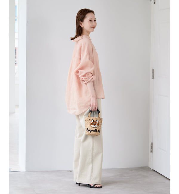 U by SPICK&SPAN「ラミーカラーシャツ」|シャツ・ブラウス|