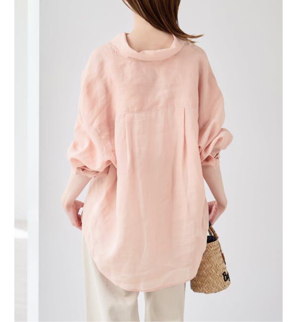 U by SPICK&SPAN「ラミーカラーシャツ」|シャツ・ブラウス|