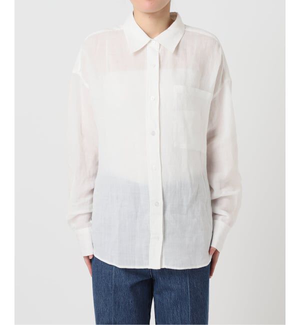 U by SPICK&SPAN「ラミーカラーシャツ」|シャツ・ブラウス|