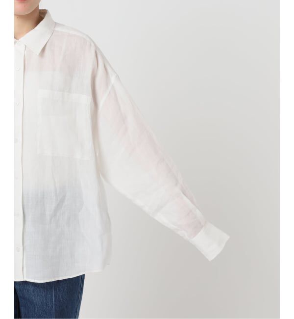 U by SPICK&SPAN「ラミーカラーシャツ」|シャツ・ブラウス|