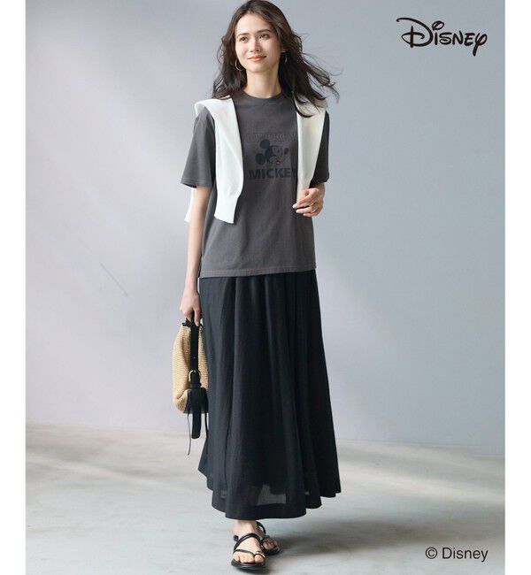 23区「【SLOW/一部店舗限定】Mickeyデザイン Tシャツ」|Tシャツ・カットソー|