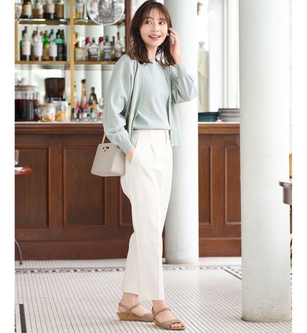 ANY SIS「【UVケア・接触冷感・撥水】クールタッチミラクルガード テーパード パンツ」|その他|