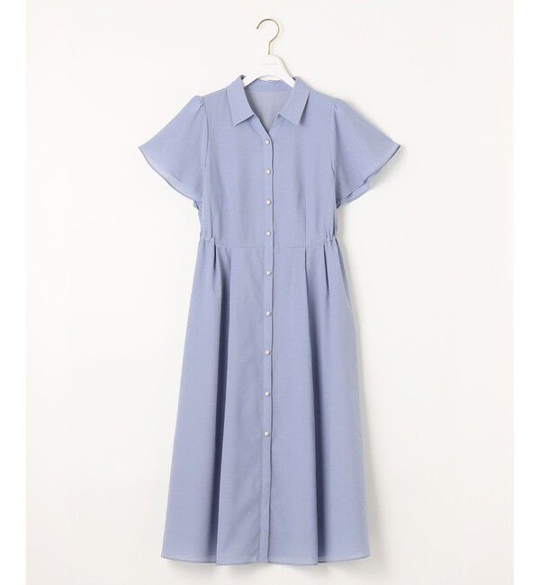 ANY SIS「【洗える】ビューティフレア シャツワンピース」|ワンピース|