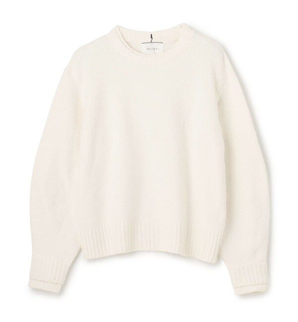 BEIGE,「【洗える】BERTAINA /  配色リンキングクルーネックニット」|ニット・セーター|