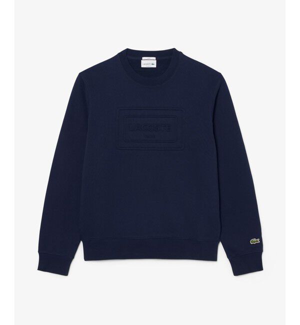 LACOSTE「エンボスクルーネックスウェット」|スウェット・ジャージ|