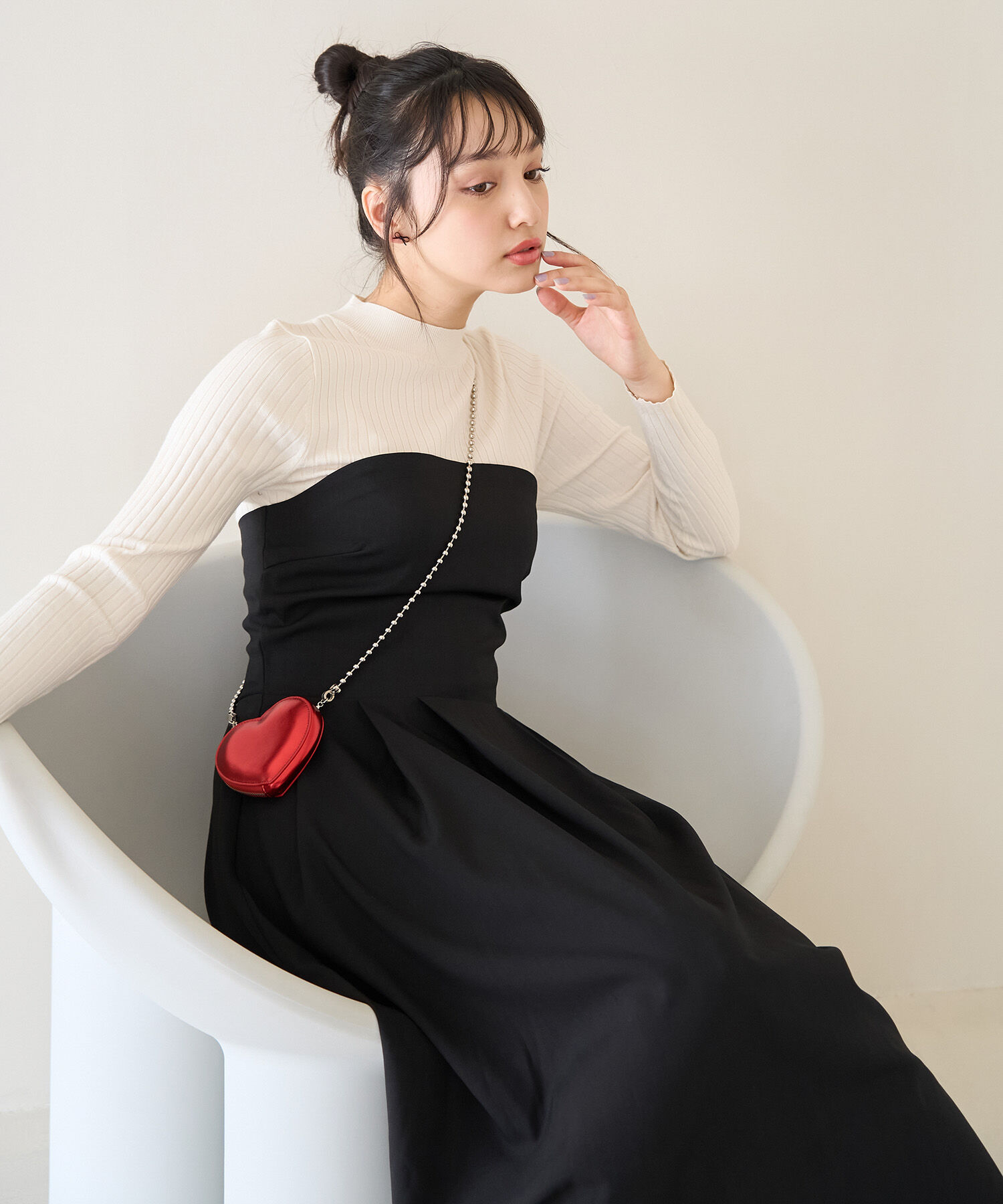 Rope&rsquo;Picnic「ドッキングニットワンピース」|ワンピース|