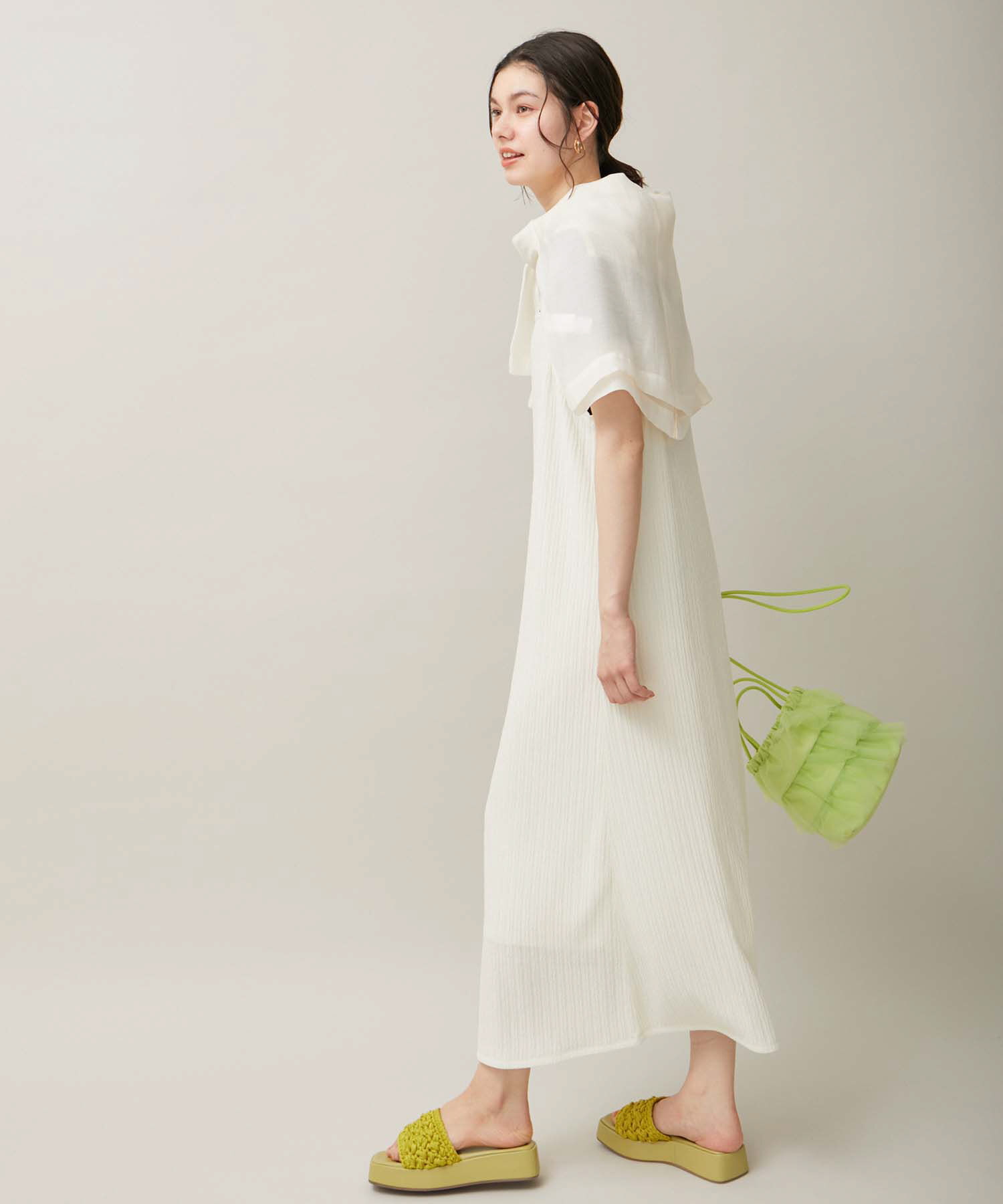 ROPE' PICNIC R「カットジャガードキャミワンピース」|ワンピース|