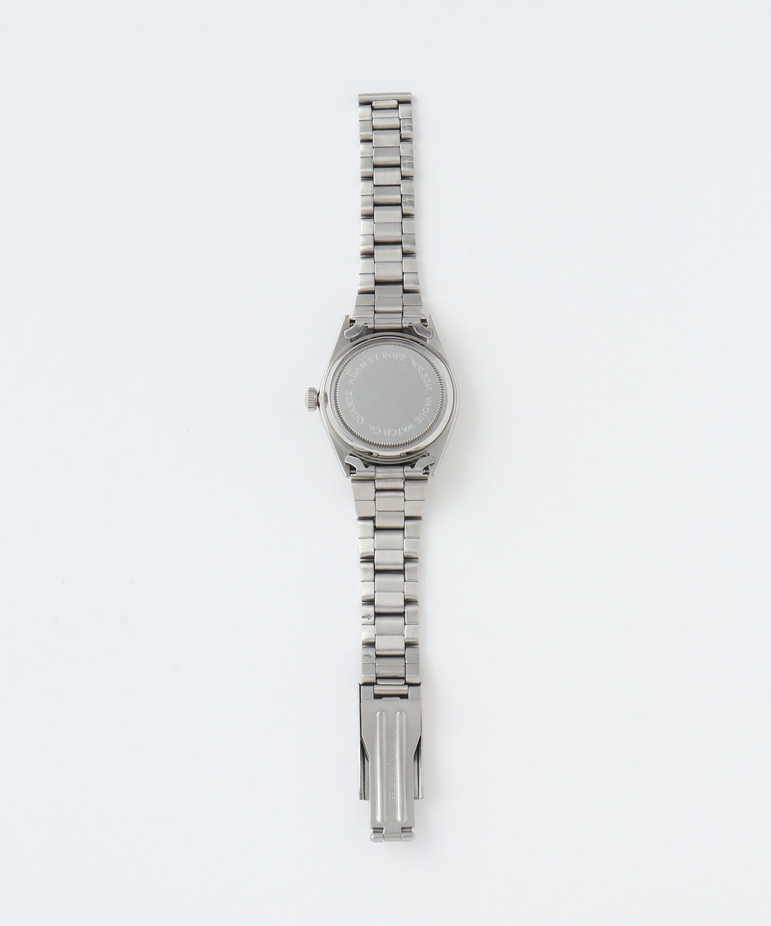 ADAM ET ROPE'「《別注》【VAGUE WATCH CO. for ADAM ET ROPE'】FLATBACK WRISTWATCH（DAY-DATE&MOONPHASE）」|腕時計|