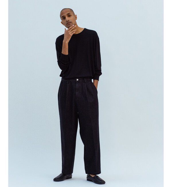 ADAM ET ROPE'「ワイド イージー デニムパンツ / ADAM ET ROPE' JEANS -GRID-」|デニム|