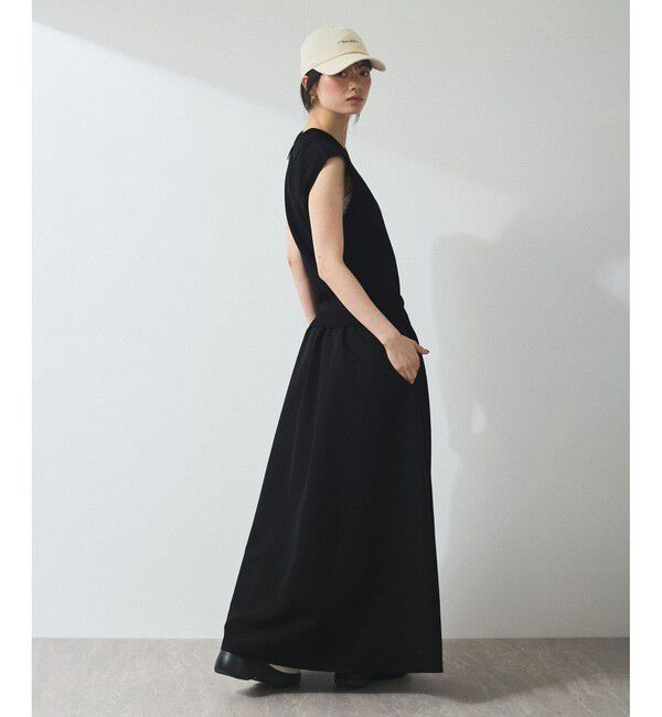 ADAM ET ROPE'「【WEB限定】ニットベストドッキングワンピース」|ワンピース|