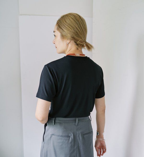  「【LUALY】シアープレーンチビTee」|Tシャツ・カットソー|