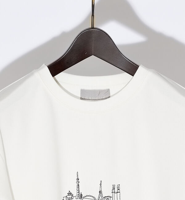 ABAHOUSE「【CITY】刺繍 ポンチ Tシャツ」|Tシャツ・カットソー|