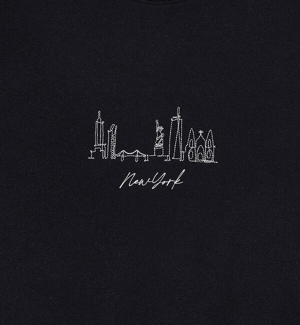 ABAHOUSE「【CITY】刺繍 ポンチ Tシャツ」|Tシャツ・カットソー|