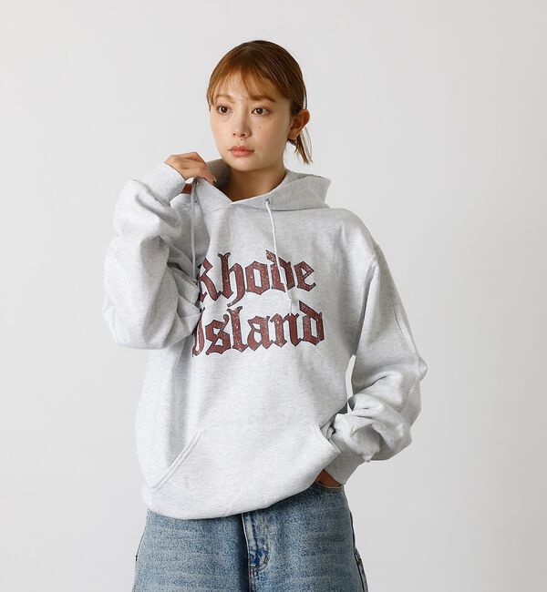 ABAHOUSE「【FRUIT OF THE LOOM】PRINT HOOD7/プリントフーディー」|パーカー|ホワイト