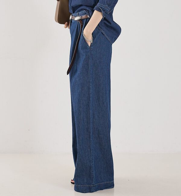 The Store by C' 「【TWP】Hudson St. PANT／ワイドデニムパンツ」|デニム|