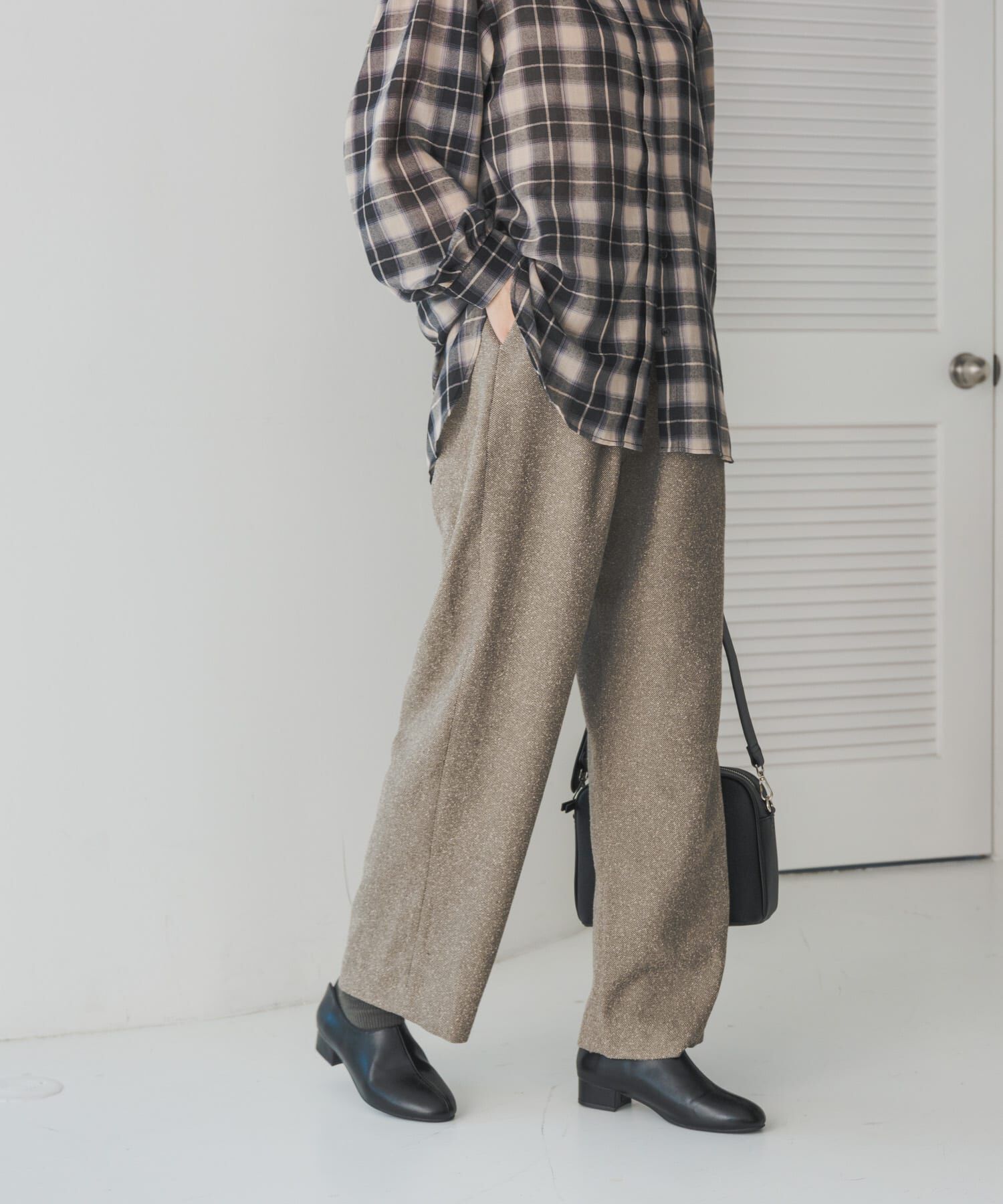 URBAN RESEARCH DOORS「ネップツィードイージーパンツ」|その他|