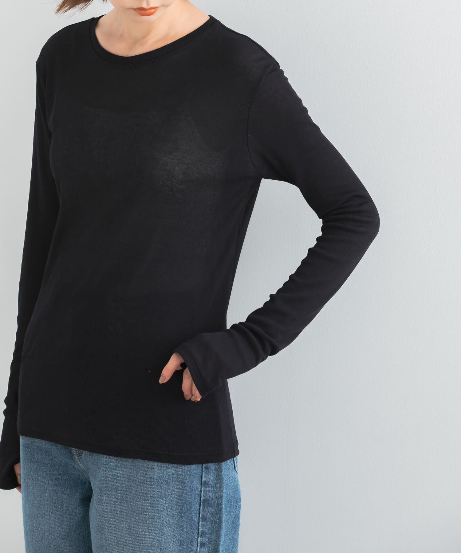 URBAN RESEARCH ROSSO「シアーテレコカットソー」|Tシャツ・カットソー|