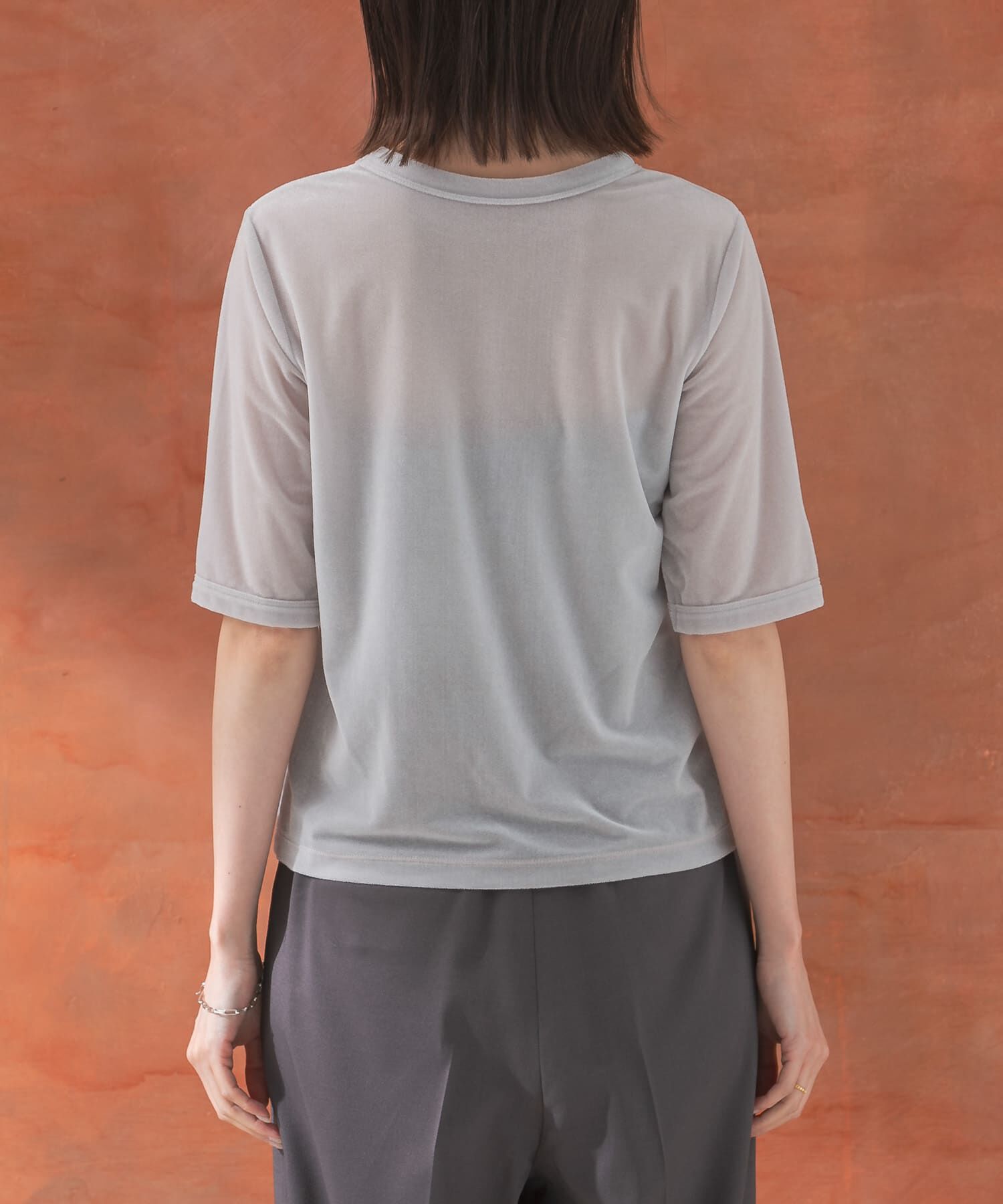 URBAN RESEARCH ROSSO「シアーベロアTシャツ」|Tシャツ・カットソー|