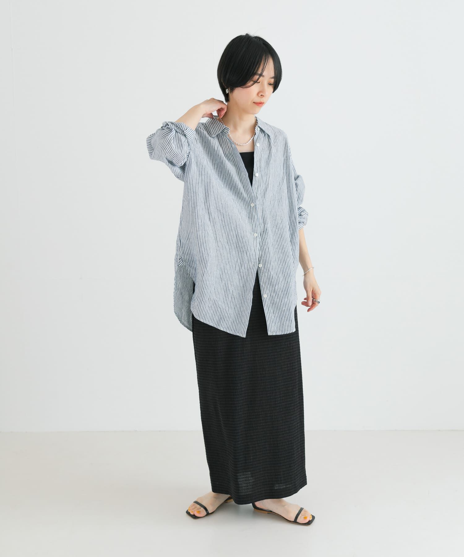 URBAN RESEARCH「シャーリングカットスカート」|スカート|