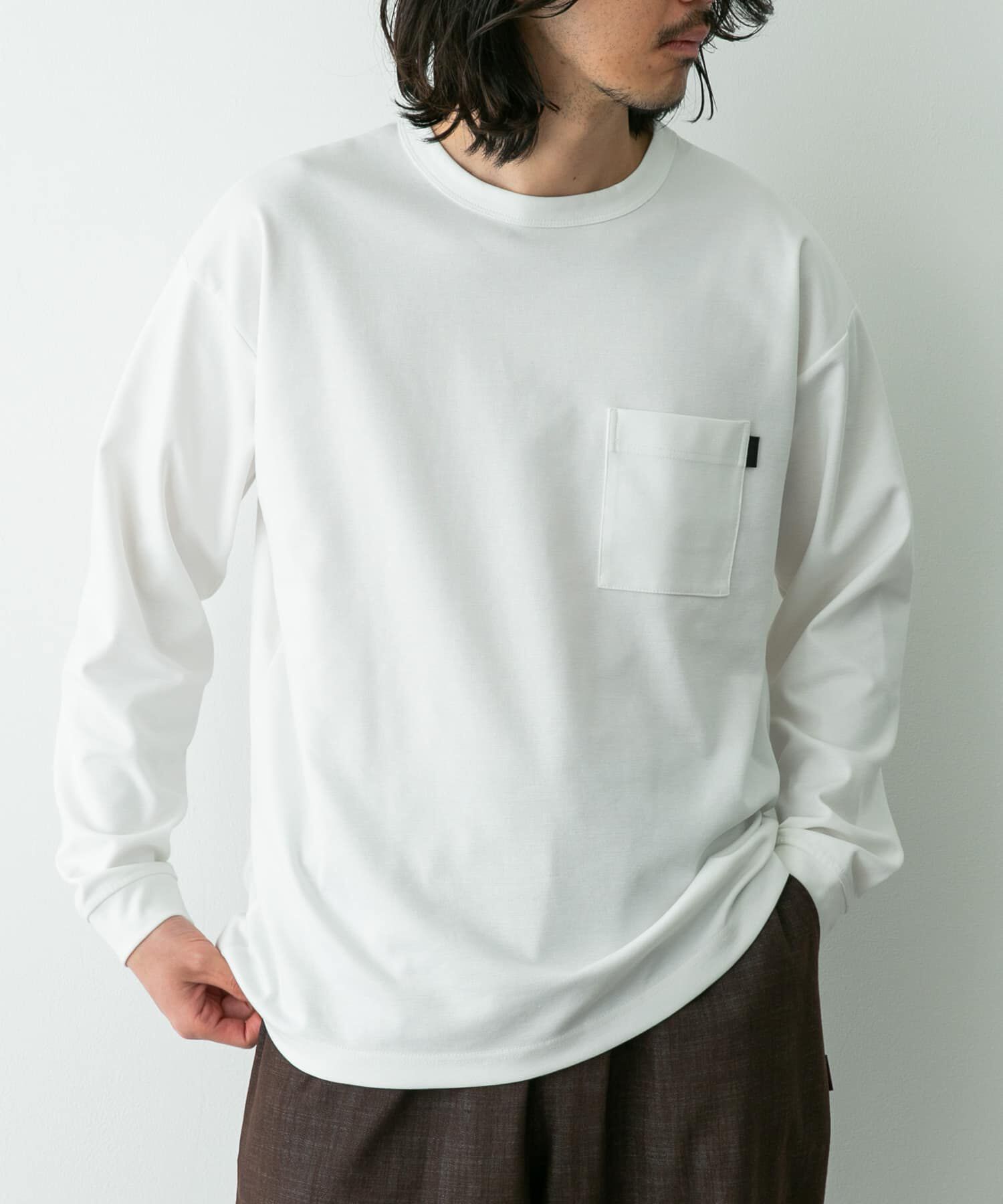 Sonny Label 「ポンチポケット付ロングスリーブTシャツ」|Tシャツ・カットソー|