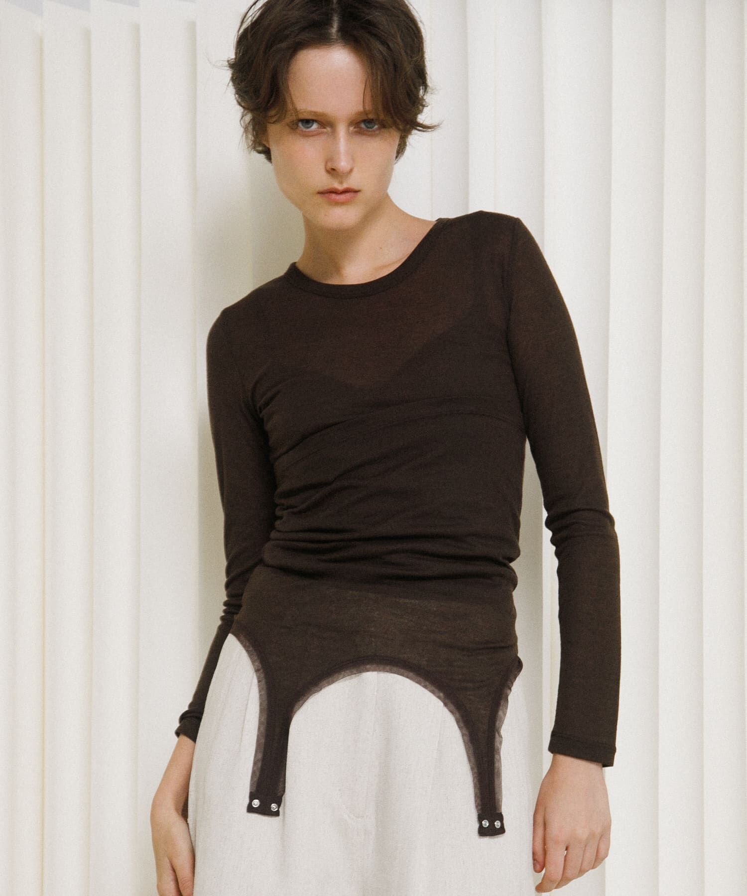 LAATO「layered piping tee」|Tシャツ・カットソー|