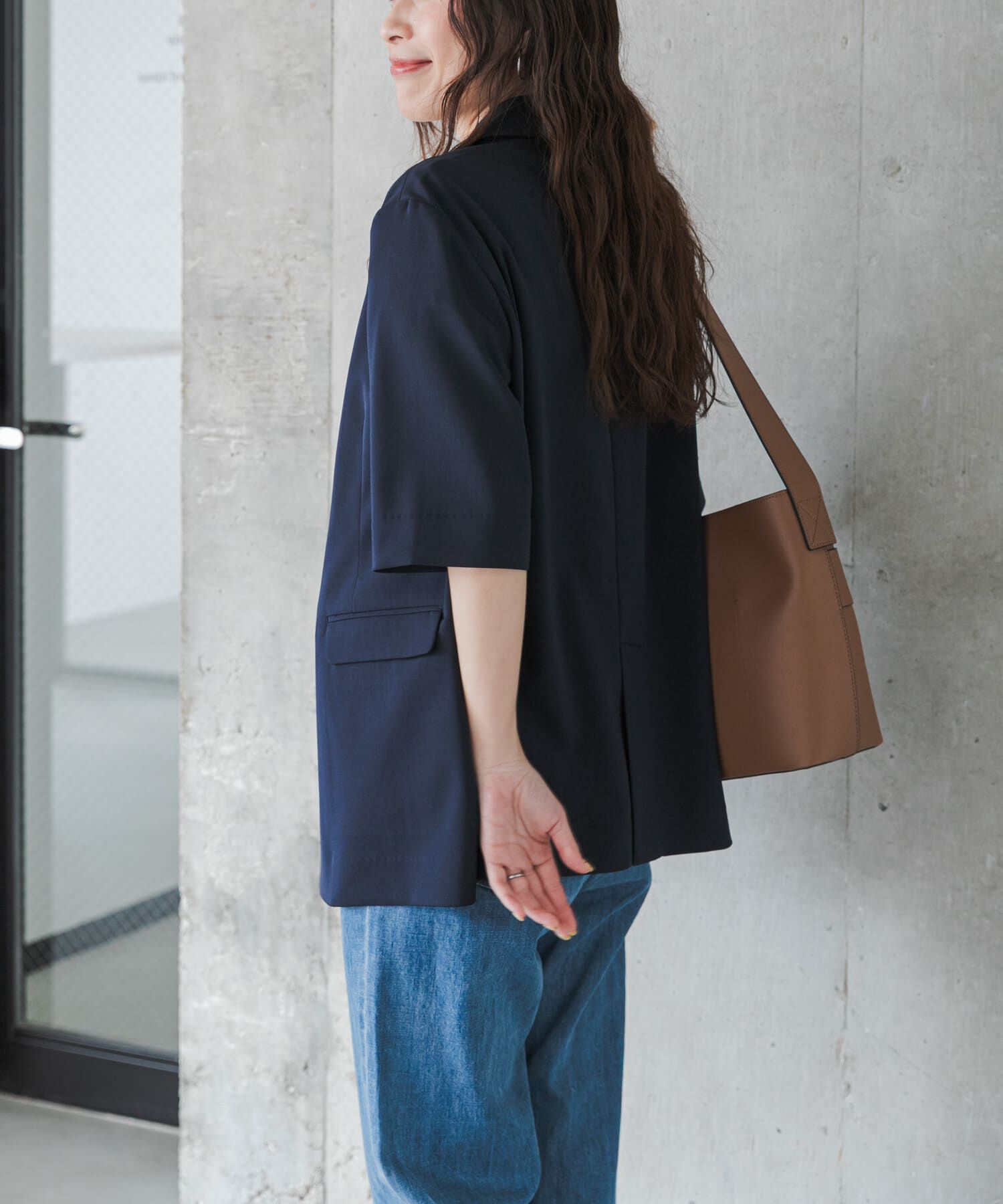 URBAN RESEARCH DOORS「『UR TECH』完声/涼 ハーフスリーブジャケット」|その他|